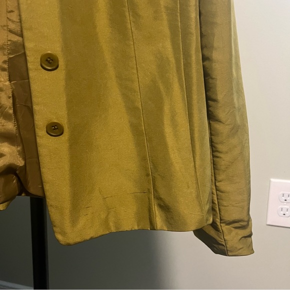 100% Silk Jacket vintage Ann Taylor Loft - Picture 5 of 6